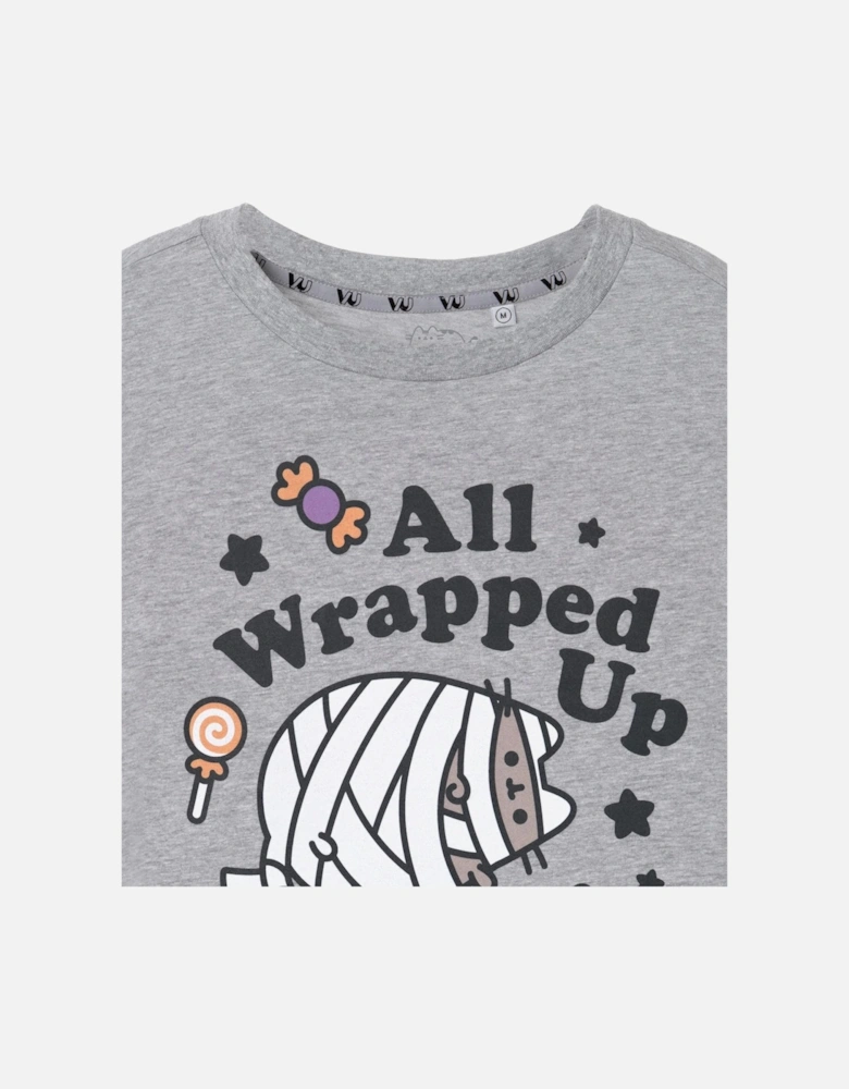 Womens/Ladies All Wrapped Up Halloween T-Shirt