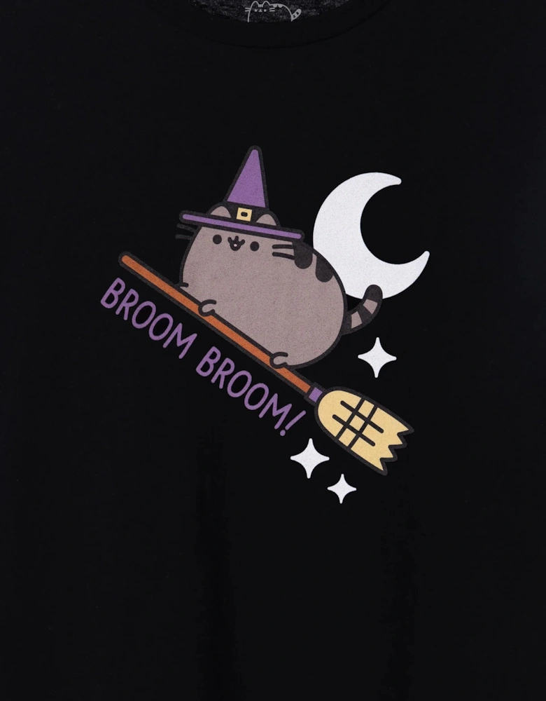 Womens/Ladies Broom Broom Halloween T-Shirt