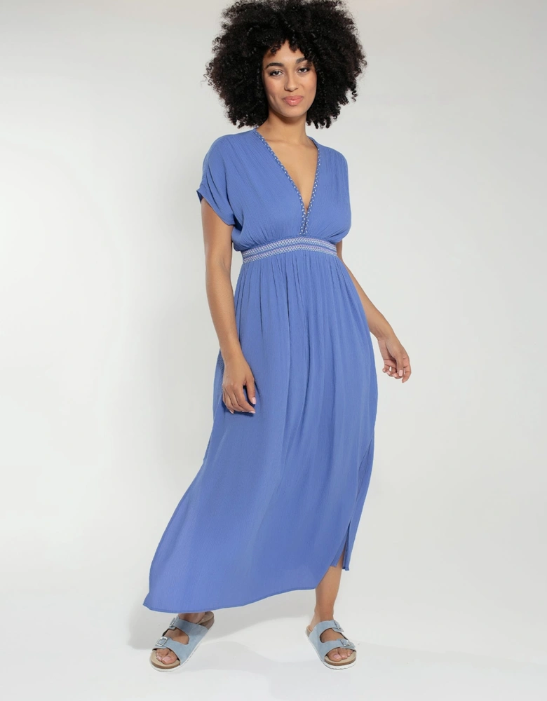 Jojo Maxi Dress in Bluebell