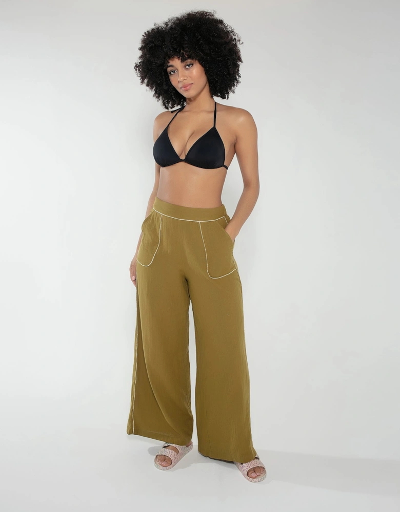 Clipper Trousers in Olive