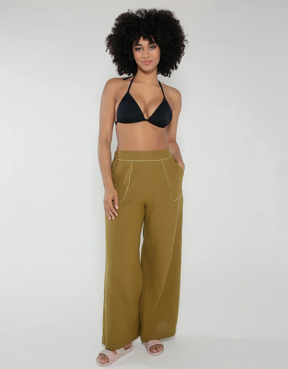 Clipper Trousers in Olive