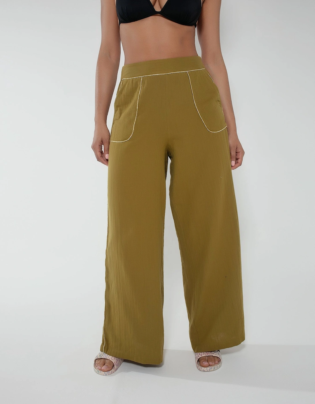 Clipper Trousers in Olive