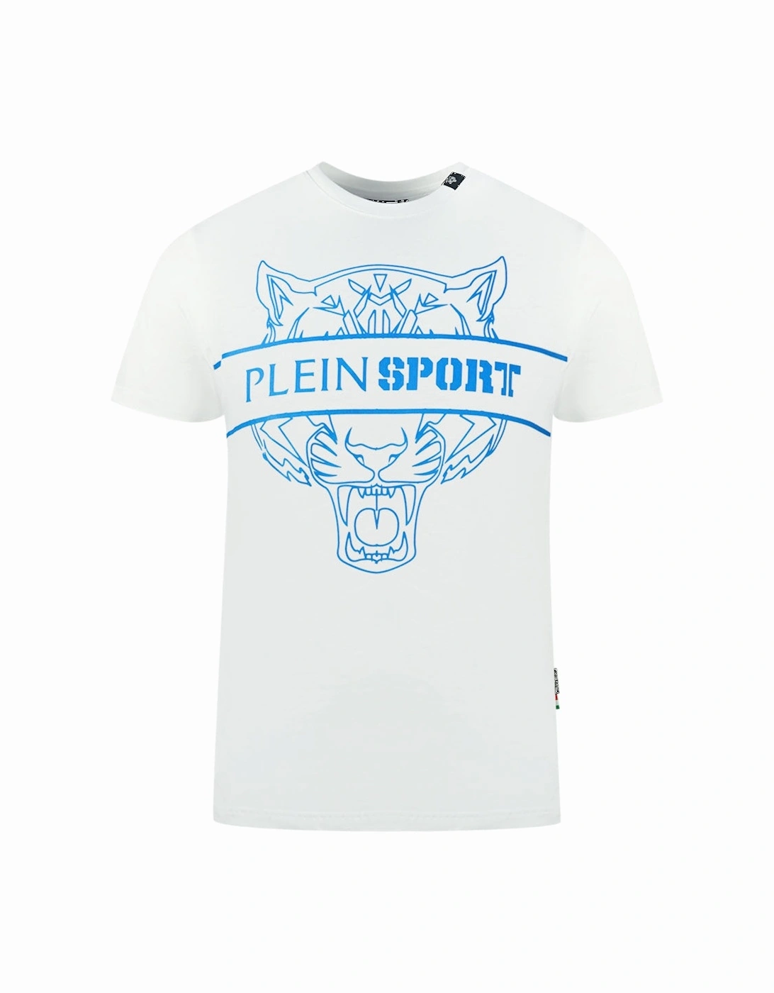 Plein Sport Tigerhead Bold Logo White T-Shirt, 3 of 2