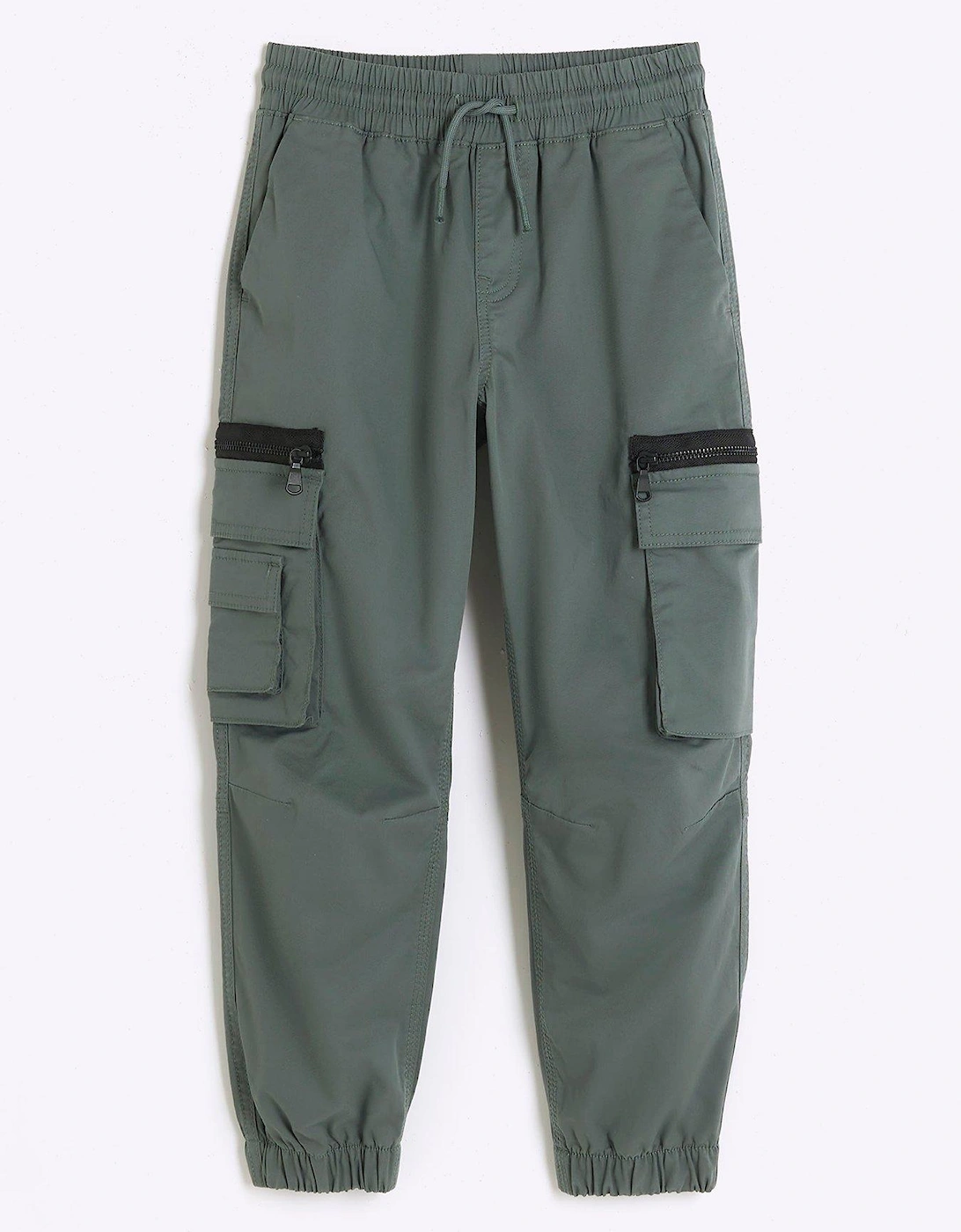 Boys Cargo Trousers - Green, 2 of 1