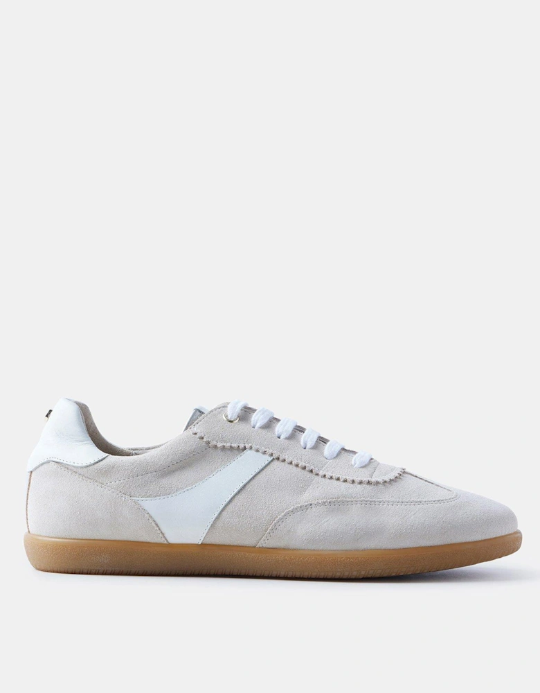 Ace Neutral Suede Trainers