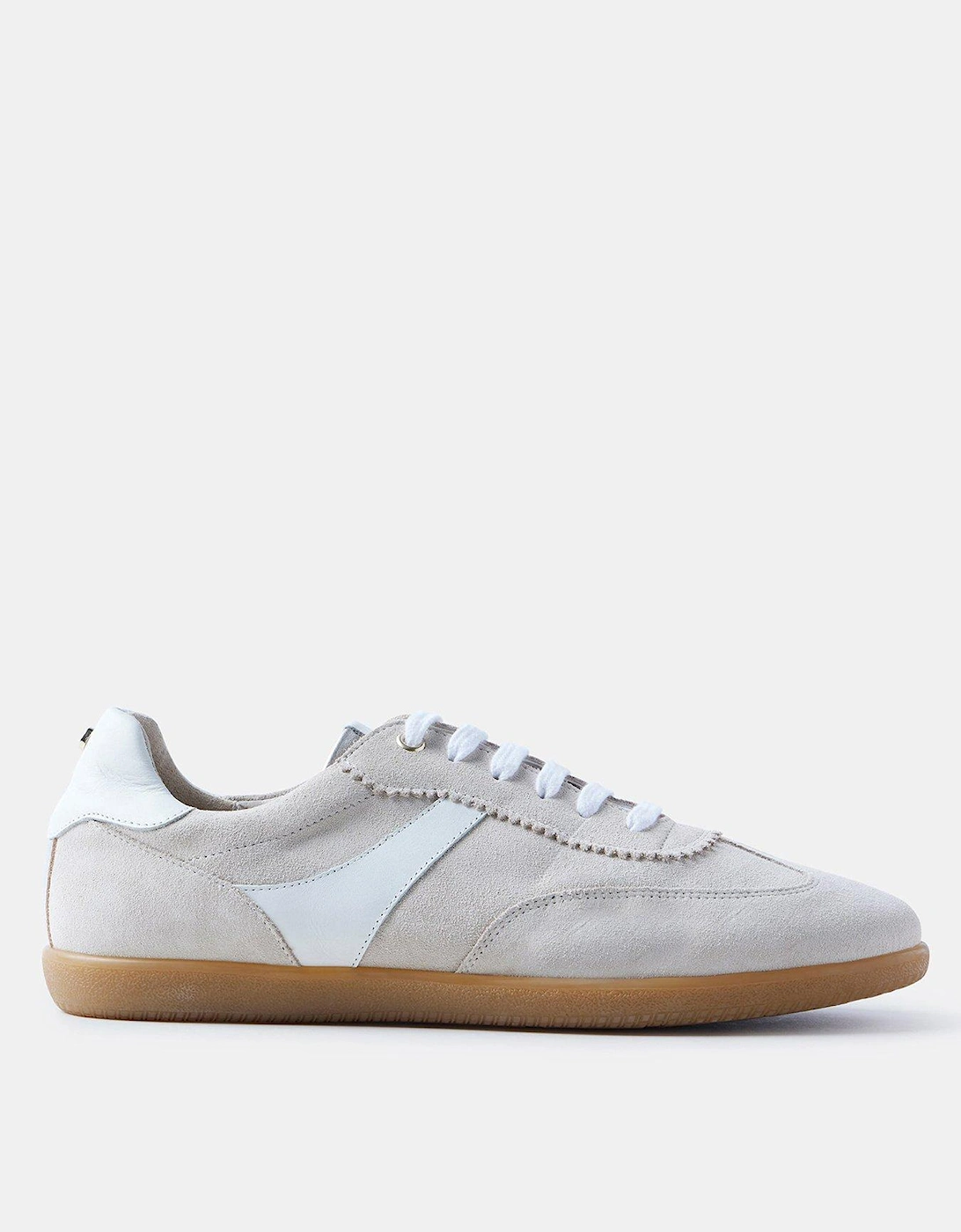 Ace Neutral Suede Trainers, 2 of 1