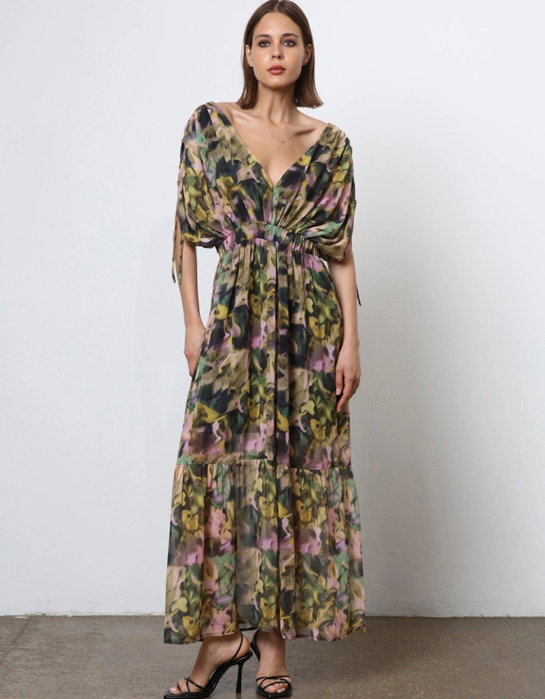 Tiered Maxi Dress - Multi