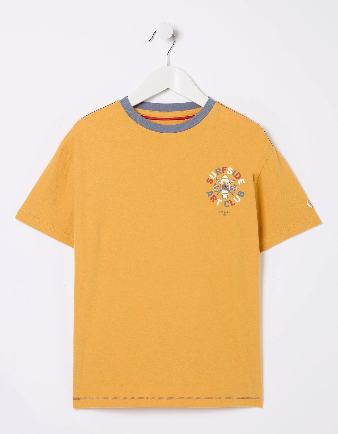 Boys Art Graphic Short Sleeve T Shirt - Golden Yellow, 6 of 5