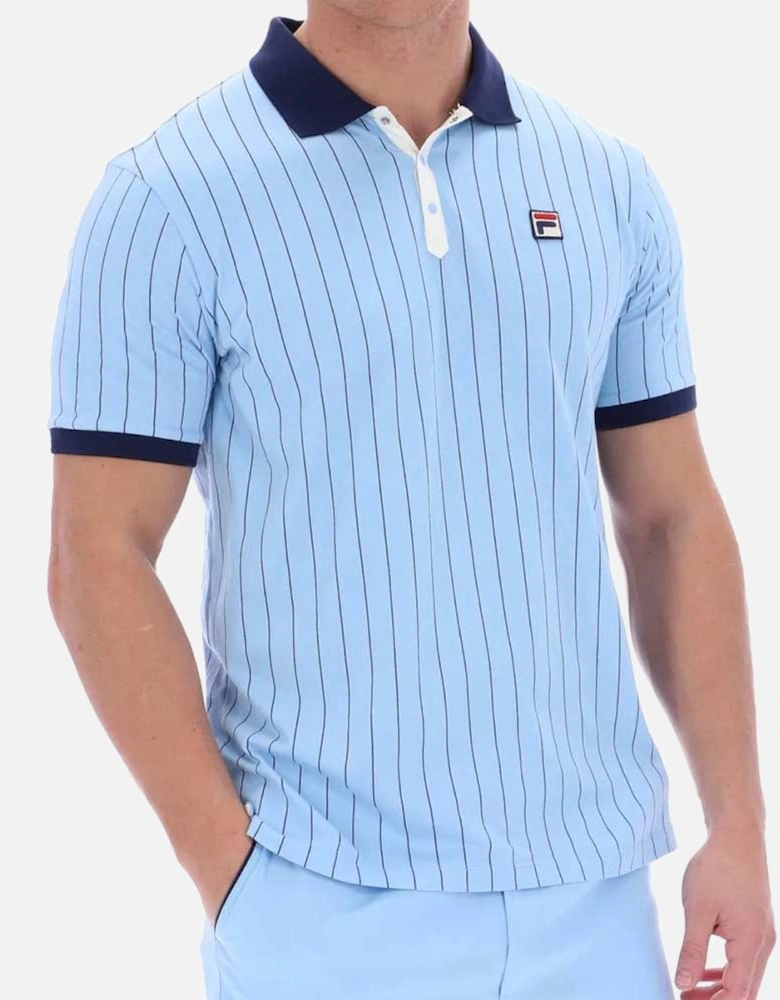 Vintage BB1 Classic Vintage Striped Polo - Blue Bell /Navy/Gardenia