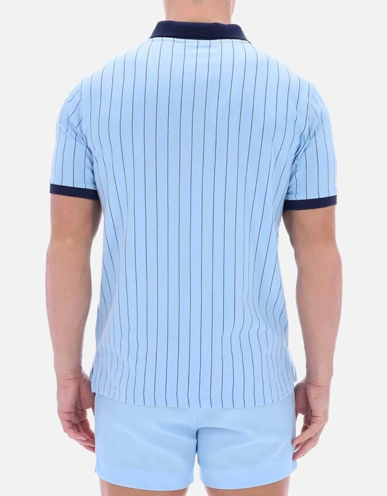 Vintage BB1 Classic Vintage Striped Polo - Blue Bell /Navy/Gardenia