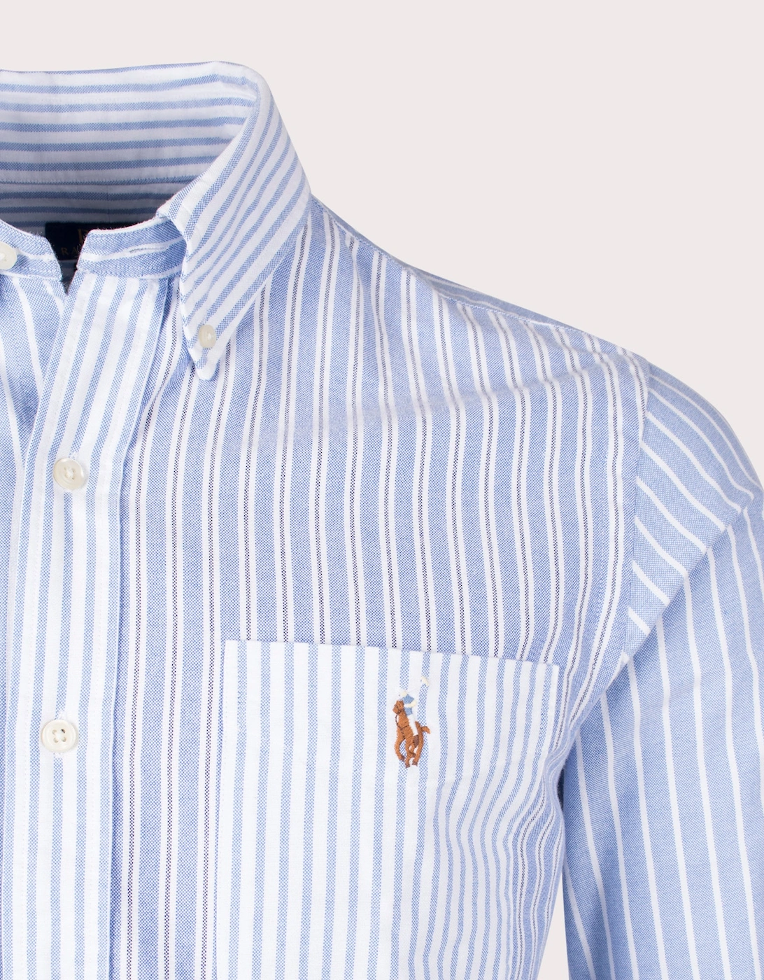 Custom Fit Striped Oxford Fun Shirt