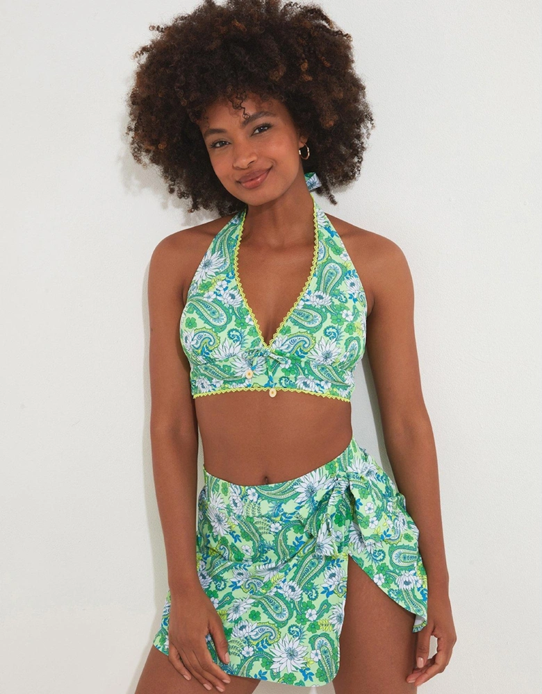 Coconut Bay Swim Skirt - Green