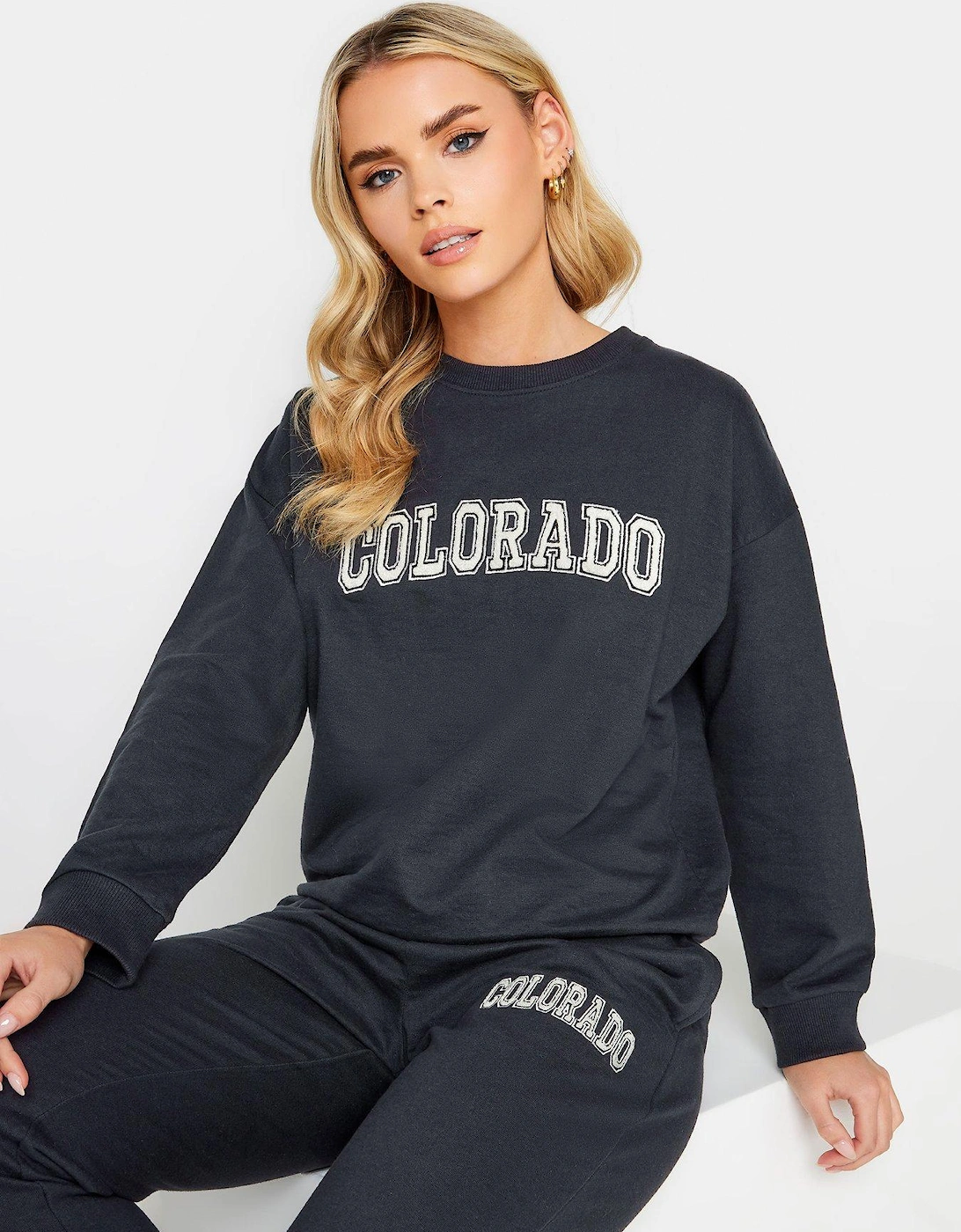 Petite Navy Colorado Sweatshirt, 2 of 1