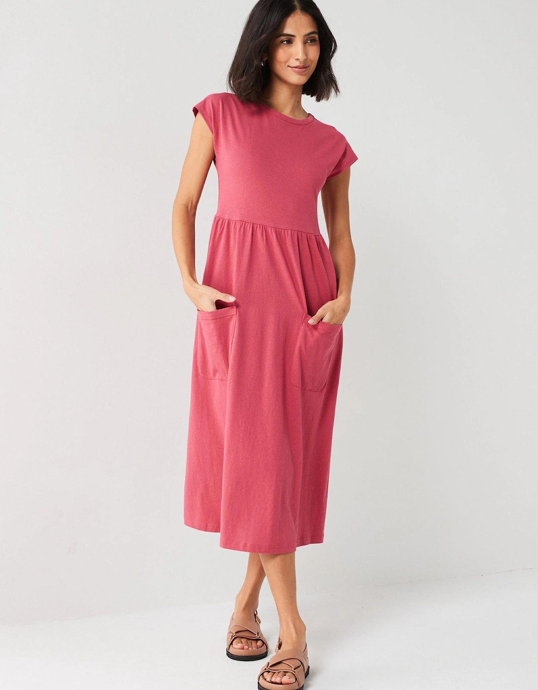 Utility Midi Dress - Pink, 2 of 1
