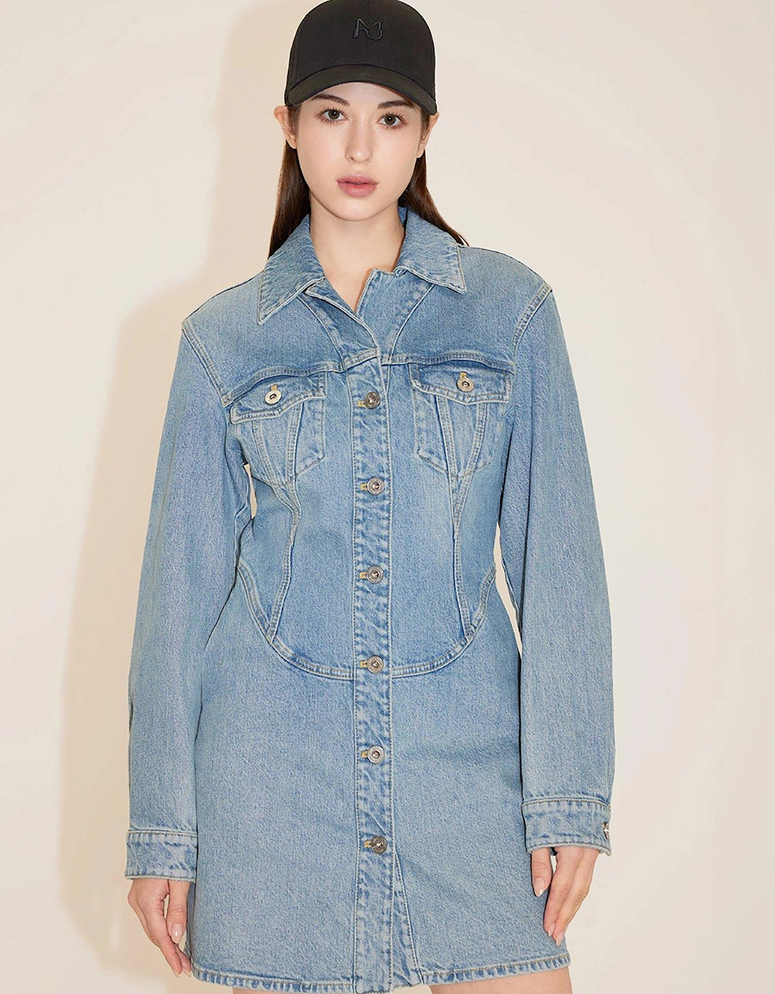 Denim Dress -middle Blue, 6 of 5