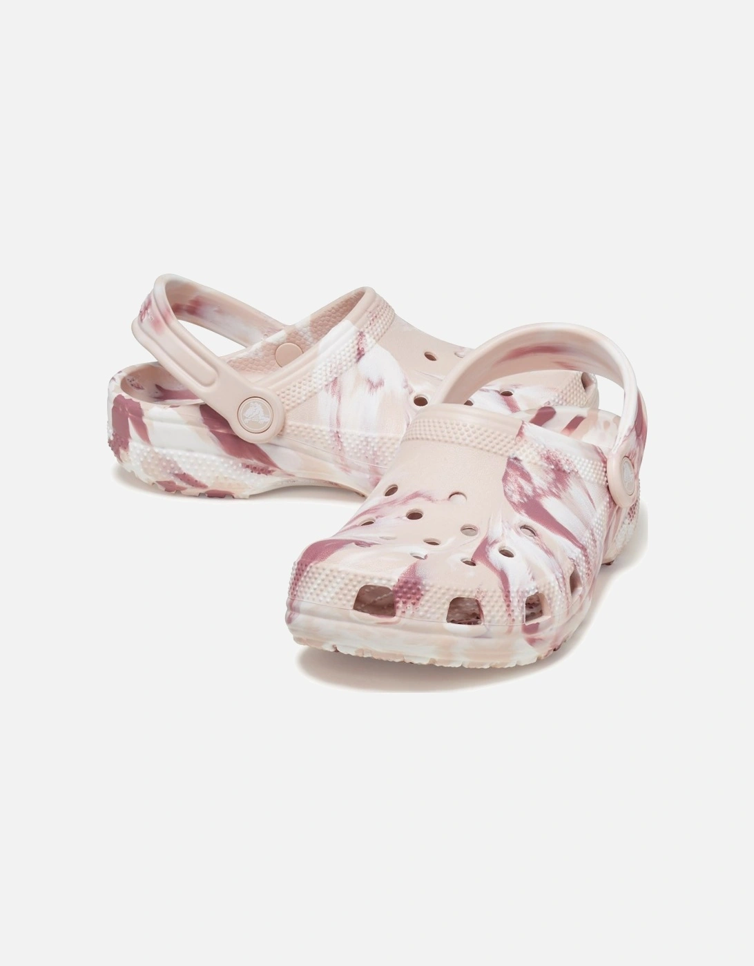 Classic Marbled Girls Clogs