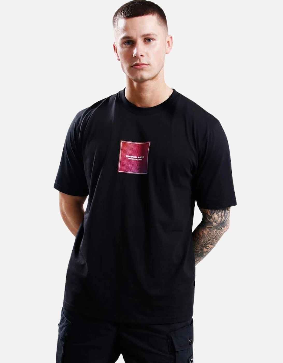 Linear Box T-Shirt - Black, 4 of 3