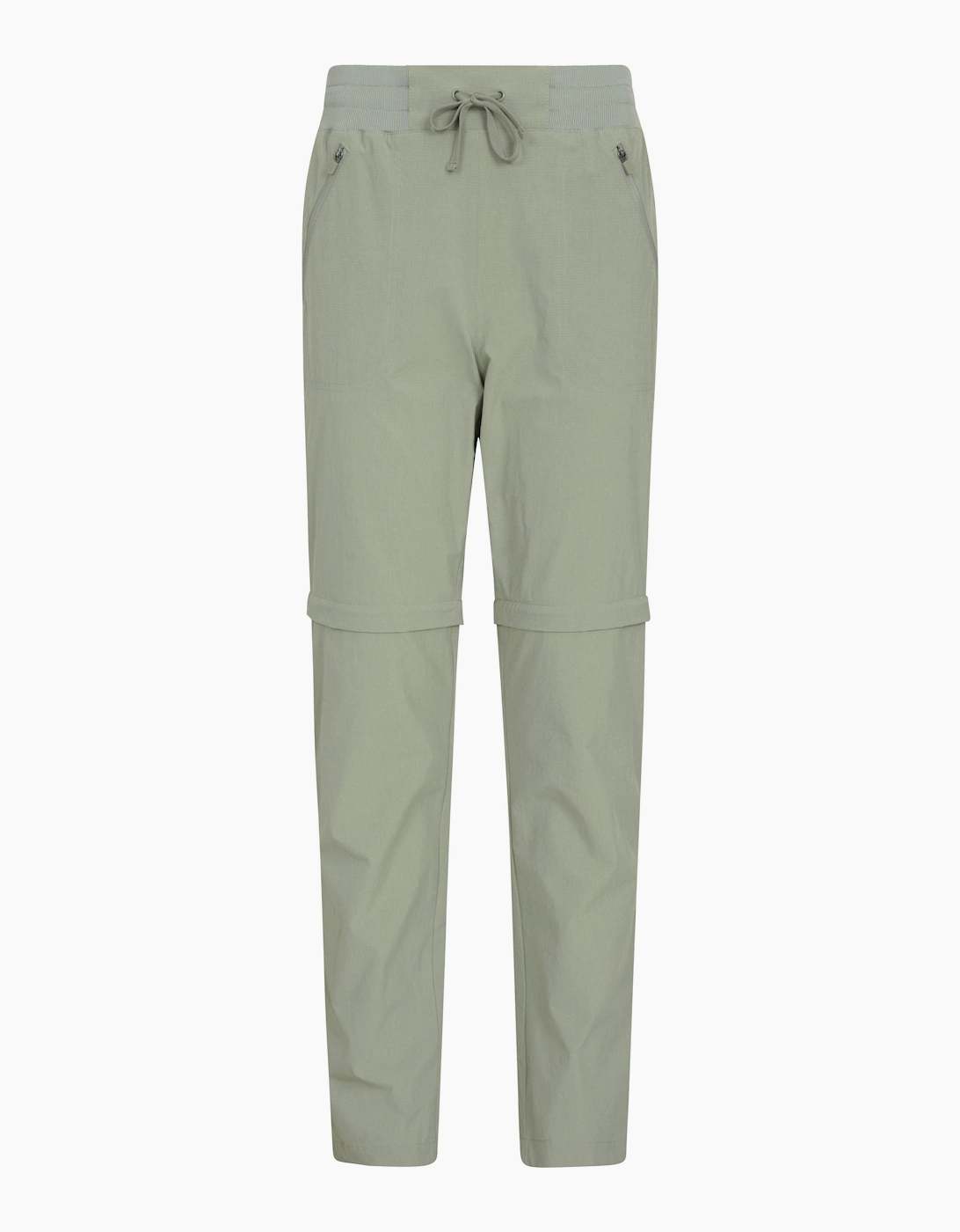 Mountain Warehouse Women's Green / Explorer Zip-Off Hiking Trousers - Size: 16 Uk R