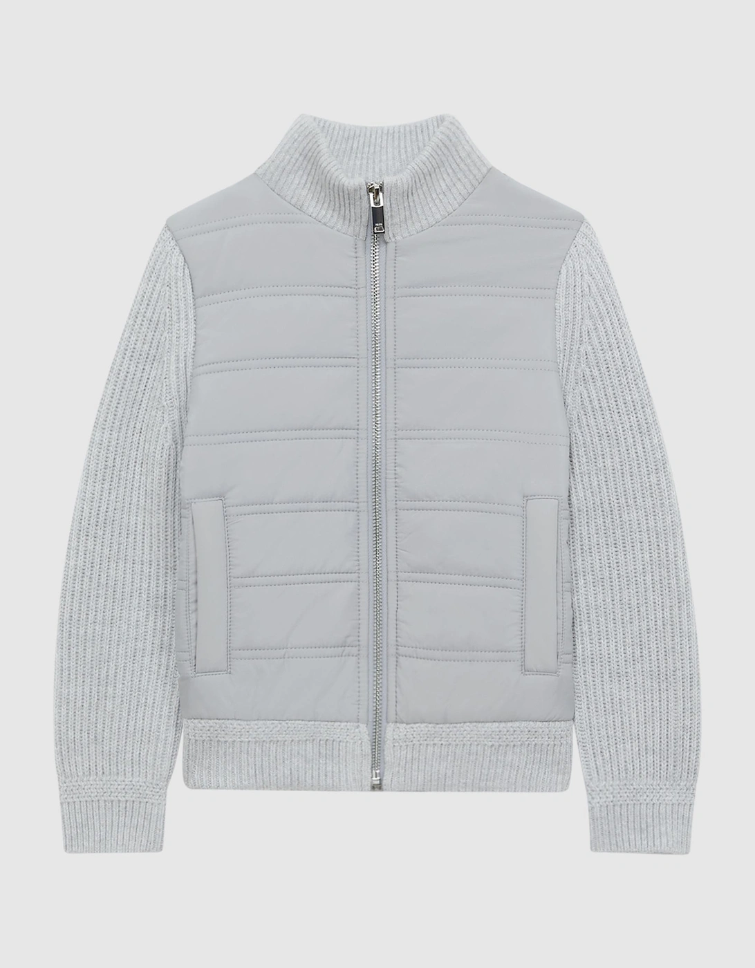 Hybrid Zip Through Quilted Jacket, 2 of 1