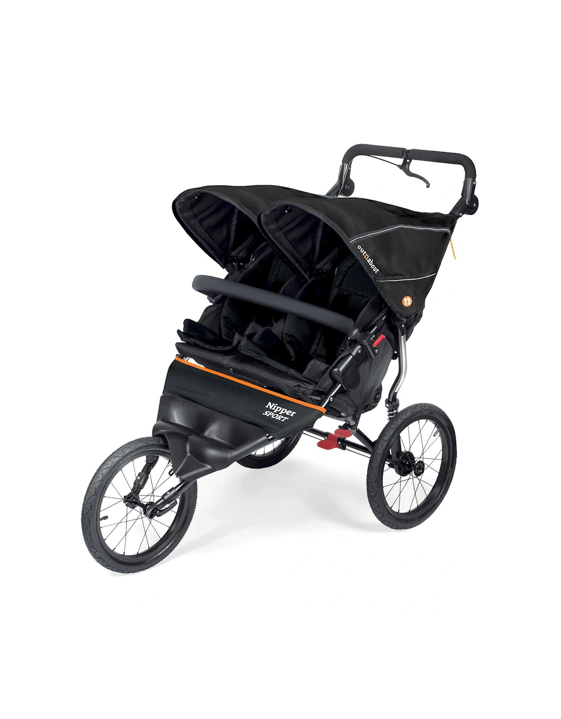 Out n About Nipper Sport Double V5 Pushchair - Black, 2 of 1