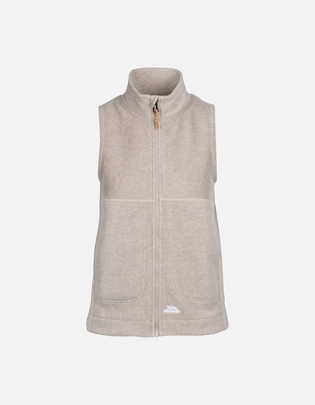 Women's Trespass Womens/Ladies Talkative Fleece AT200 Gilet - Tan - Size: 14