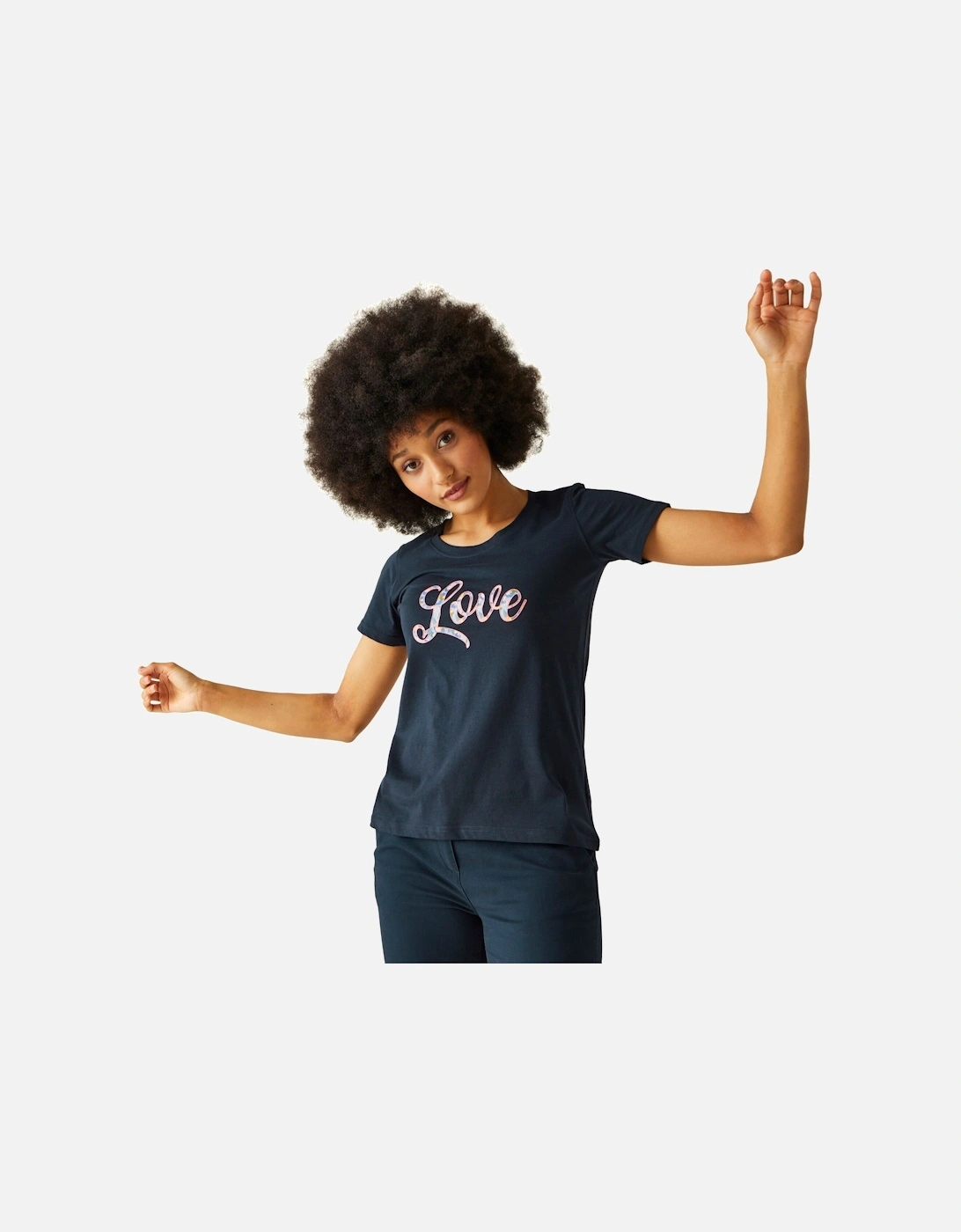 Womens/Ladies Filandra VIII Text T-Shirt
