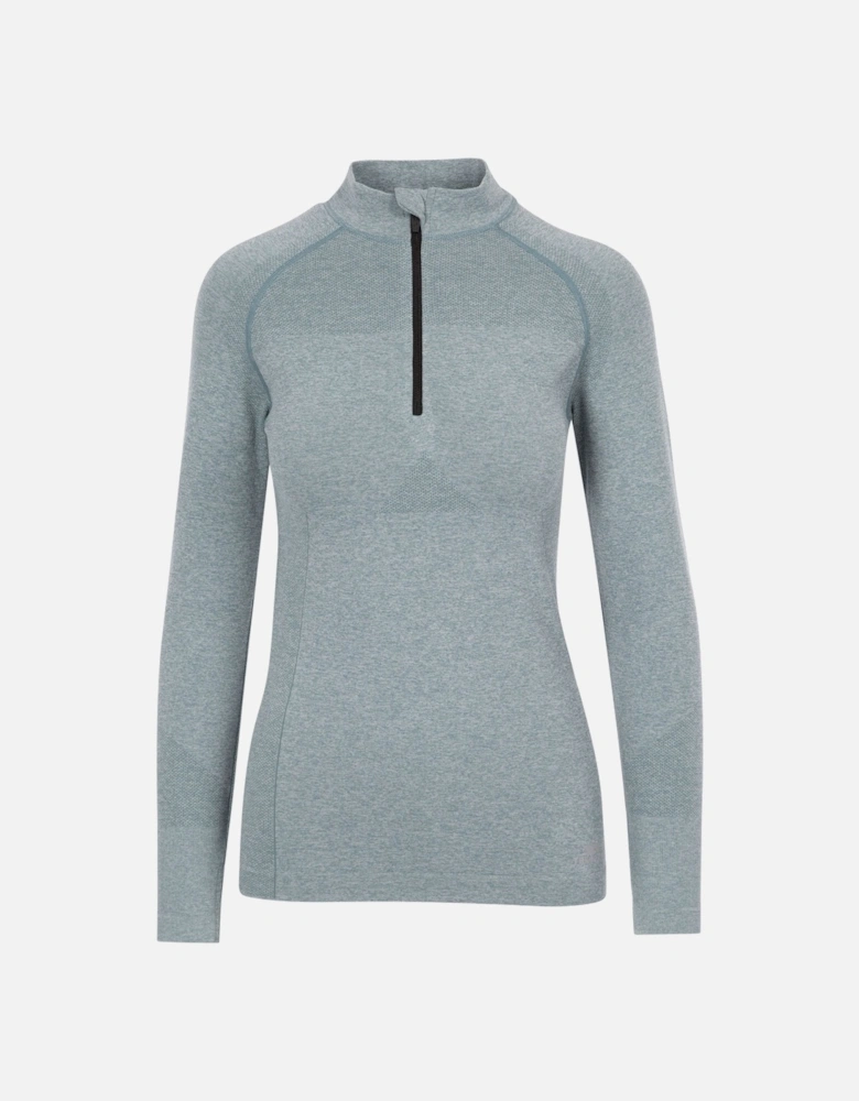 Womens/Ladies Pelina Half Zip Long-Sleeved Active Top