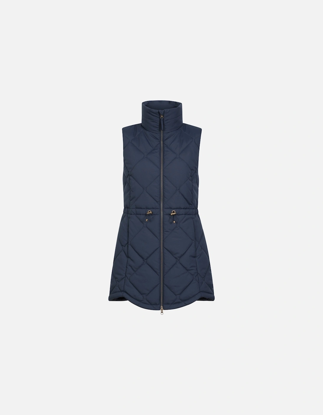 Womens/Ladies Rye Quilted Long Length Gilet, 6 of 5