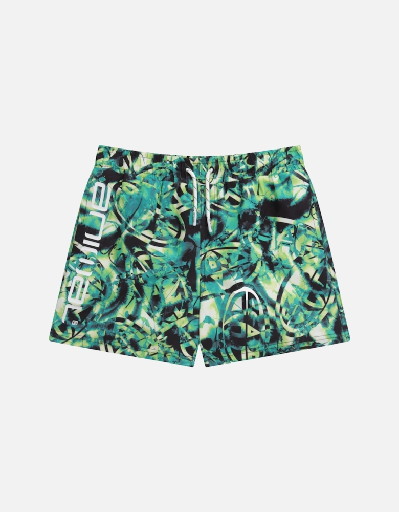 Childrens/Kids Jed Printed Swim Shorts