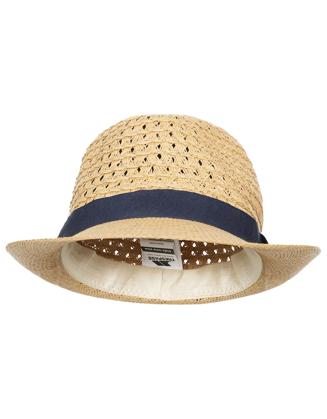 Childrens/Kids Trilby Straw Hat, 6 of 5