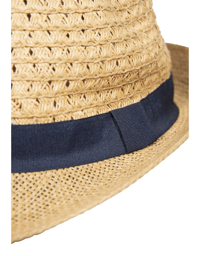 Childrens/Kids Trilby Straw Hat