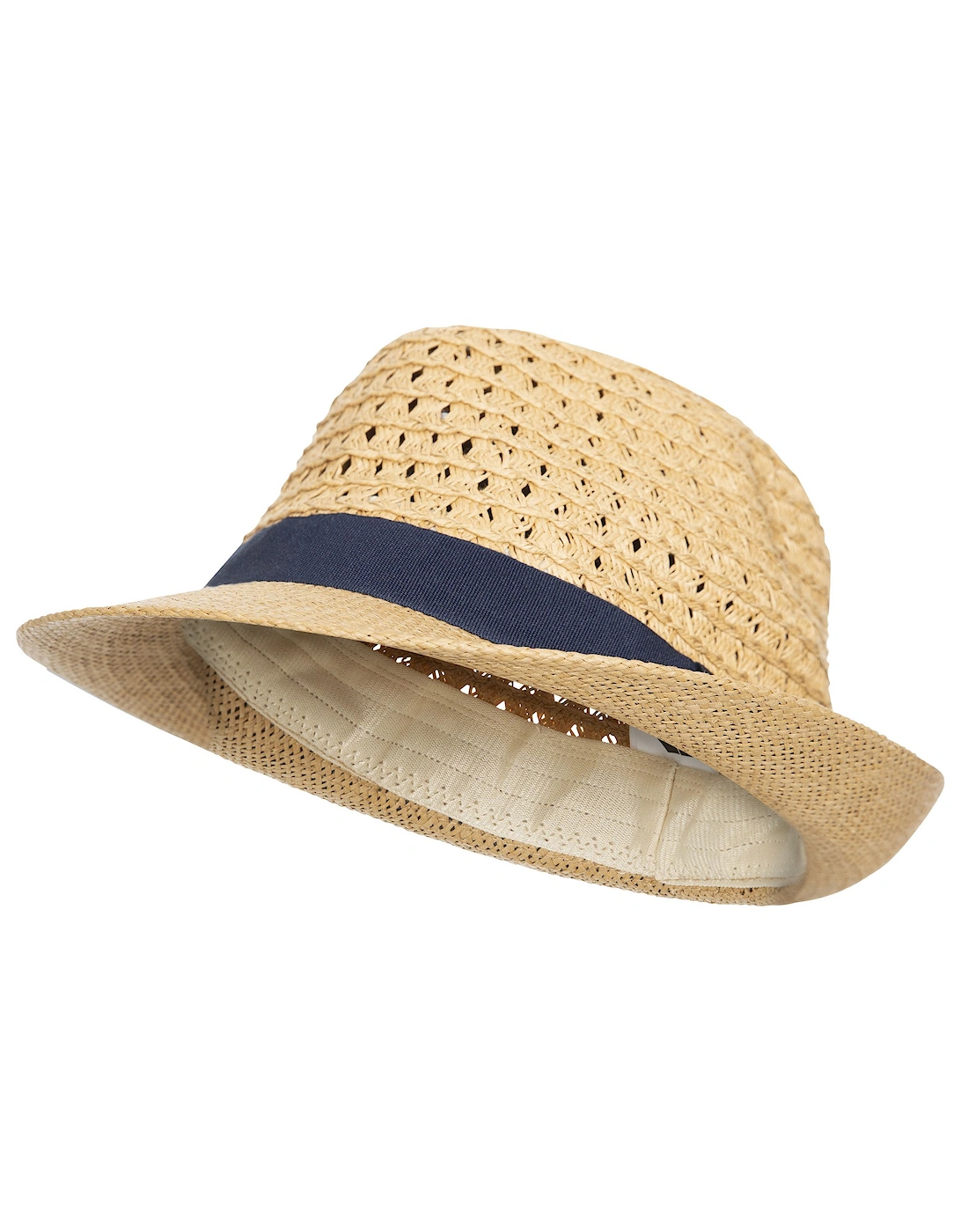 Childrens/Kids Trilby Straw Hat