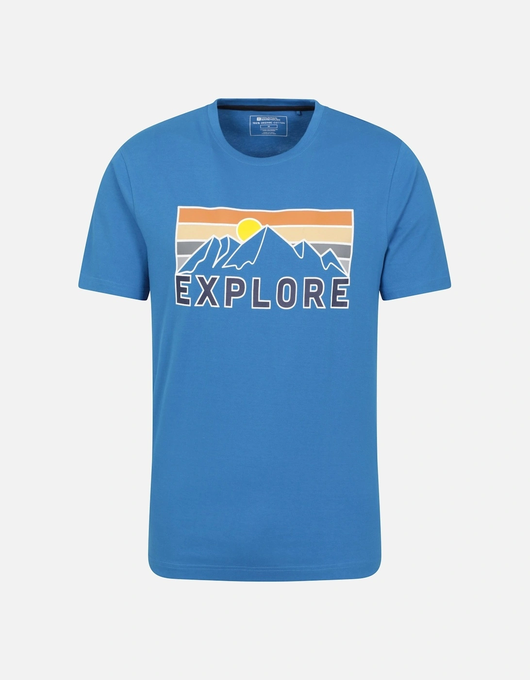 Mens Explore Organic T-Shirt, 4 of 3