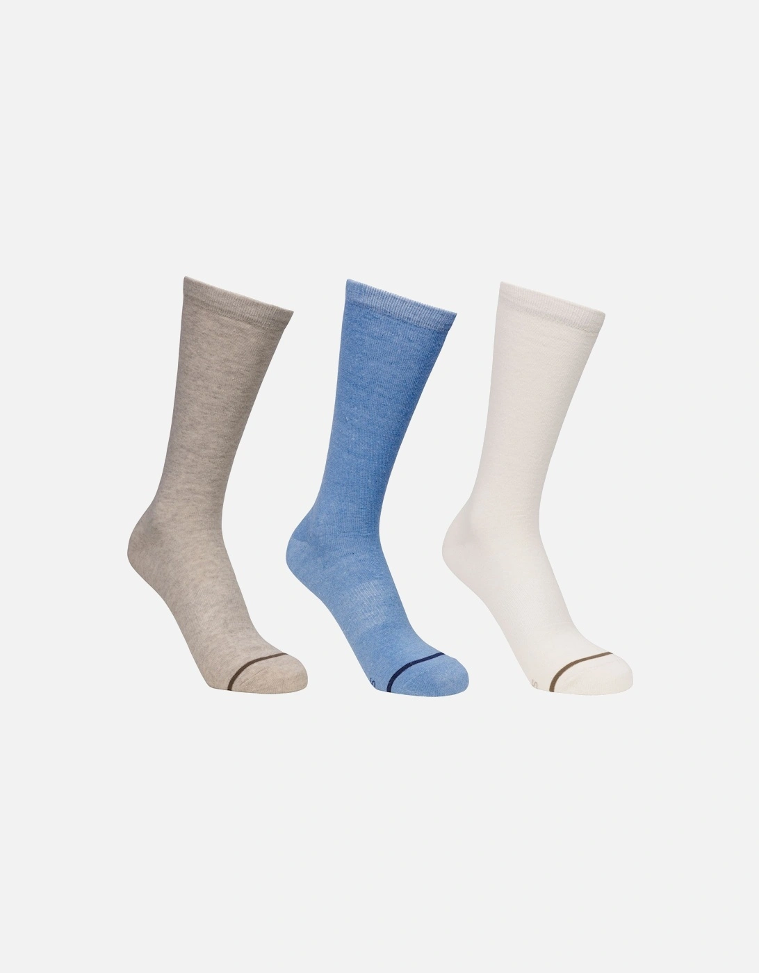 Unisex Adult Heathan Socks (Pack of 3), 3 of 2