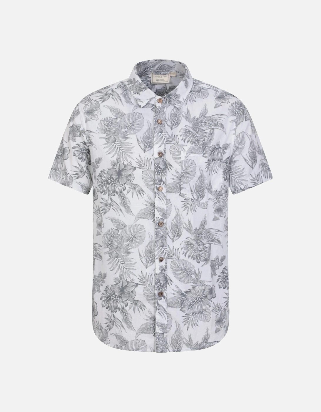 Mens Tropical Short-Sleeved T-Shirt, 5 of 4