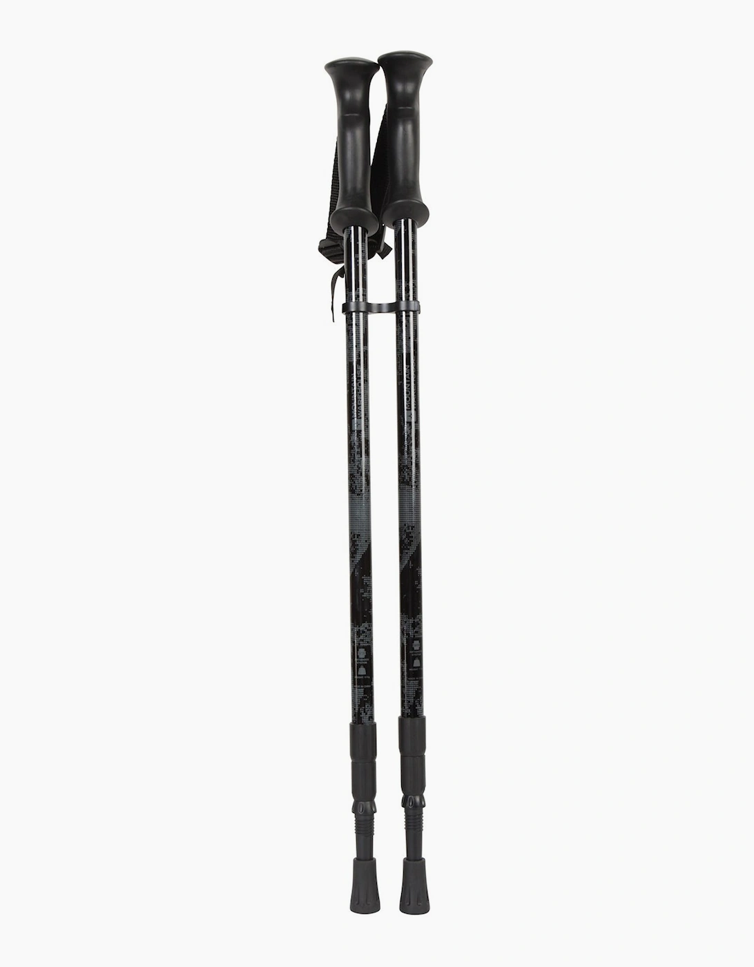 Mountain Warehouse Unisex Grey Hiker Trekking Poles Set (Pack Of 2) - Size: One Size