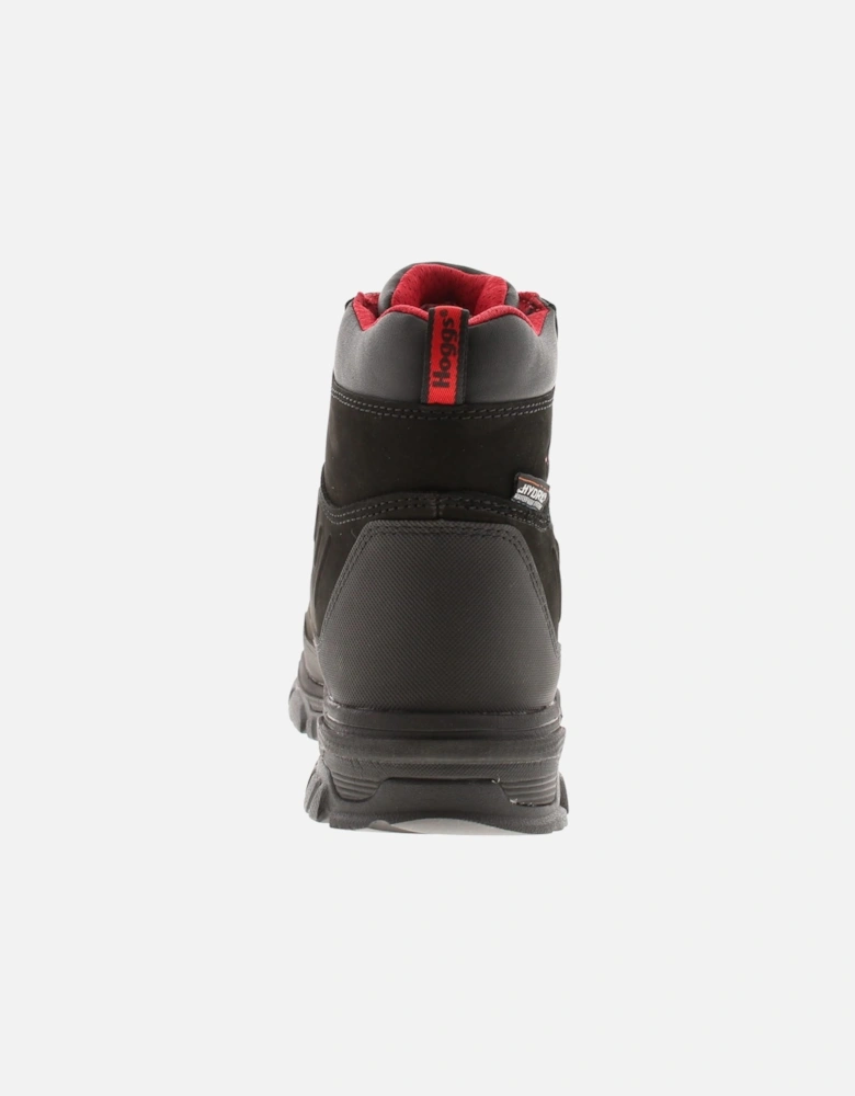 Mens Walking Boots Waterproof Posiedon Lace Up black UK Size