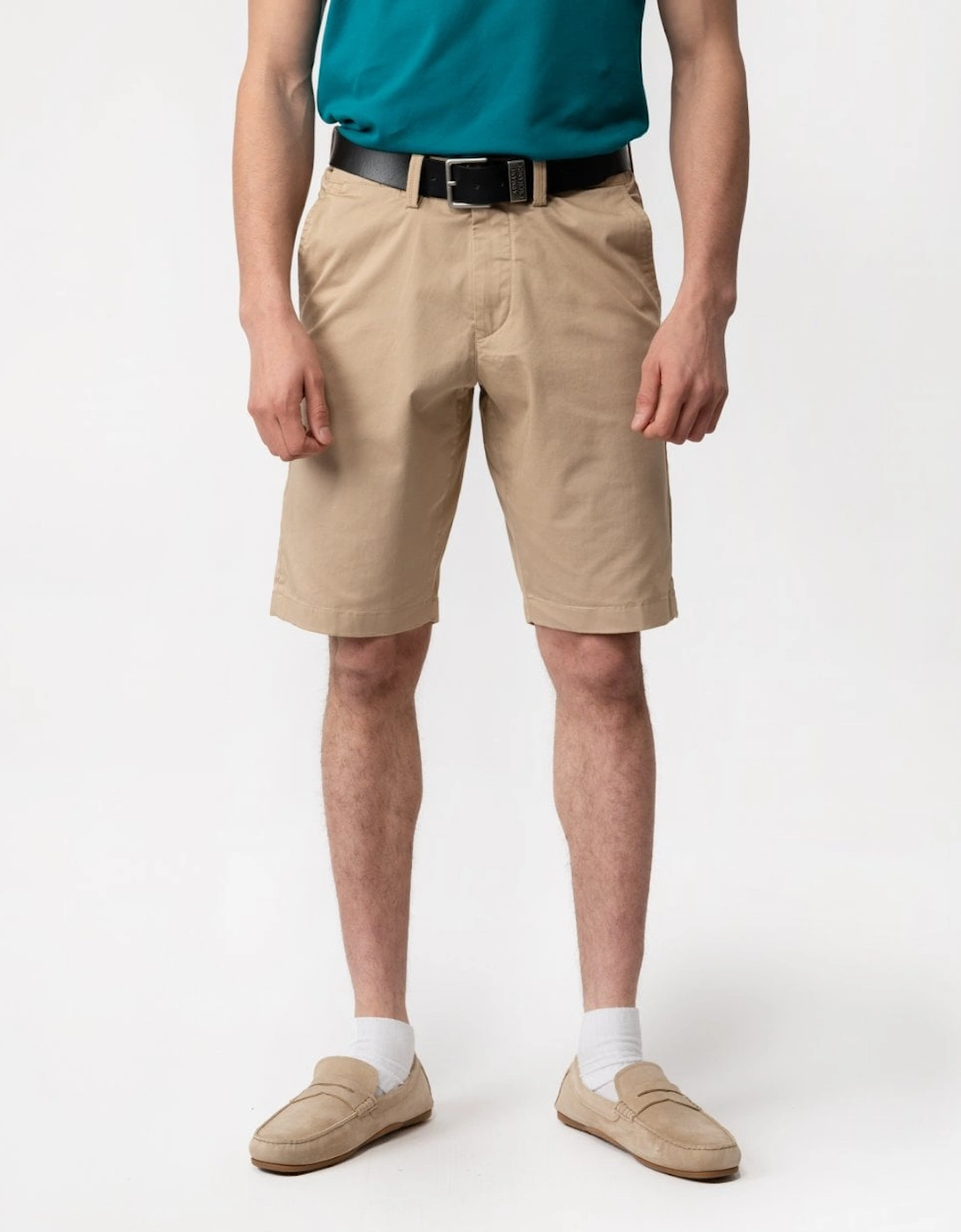 Mens Relaxed Twill Shorts, 5 of 4