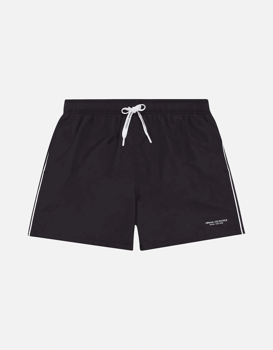 Printed Logo Black Swim Shorts, 3 of 2