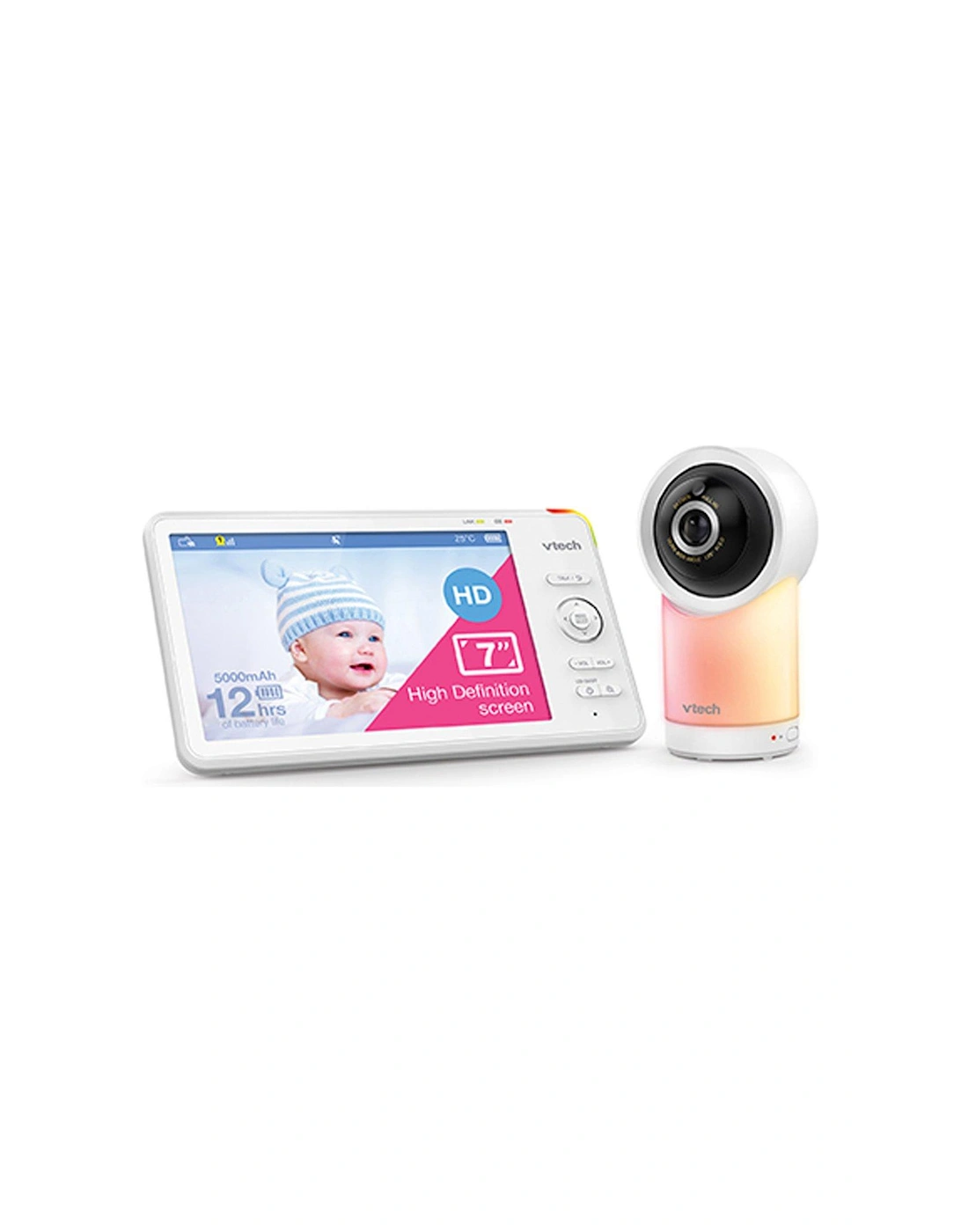 RM7766HD 7" Smart Wi-Fi 1080p Pan and Tilt Baby Monitor