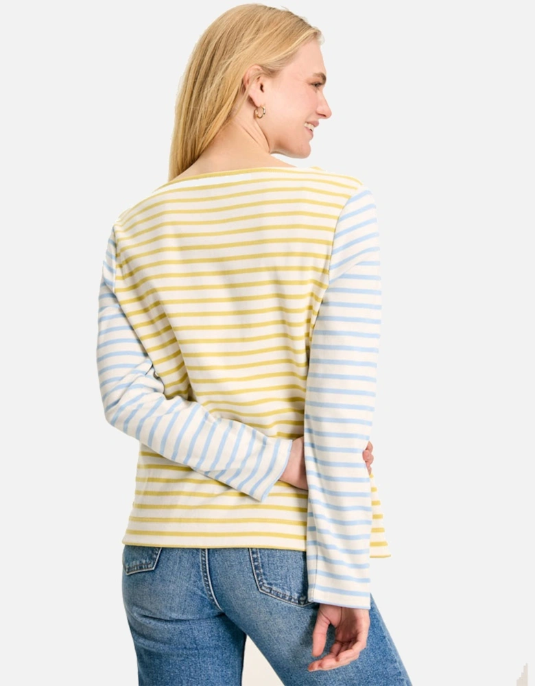 Womens Harbour Cotton Long Sleeved Top