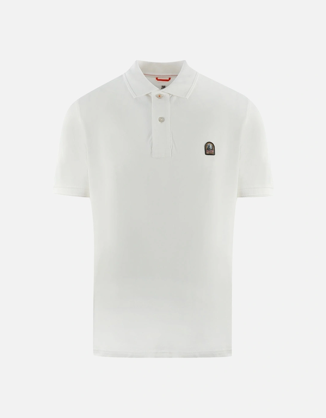 Patch Polo Patch Logo Off White Polo Shirt, 3 of 2