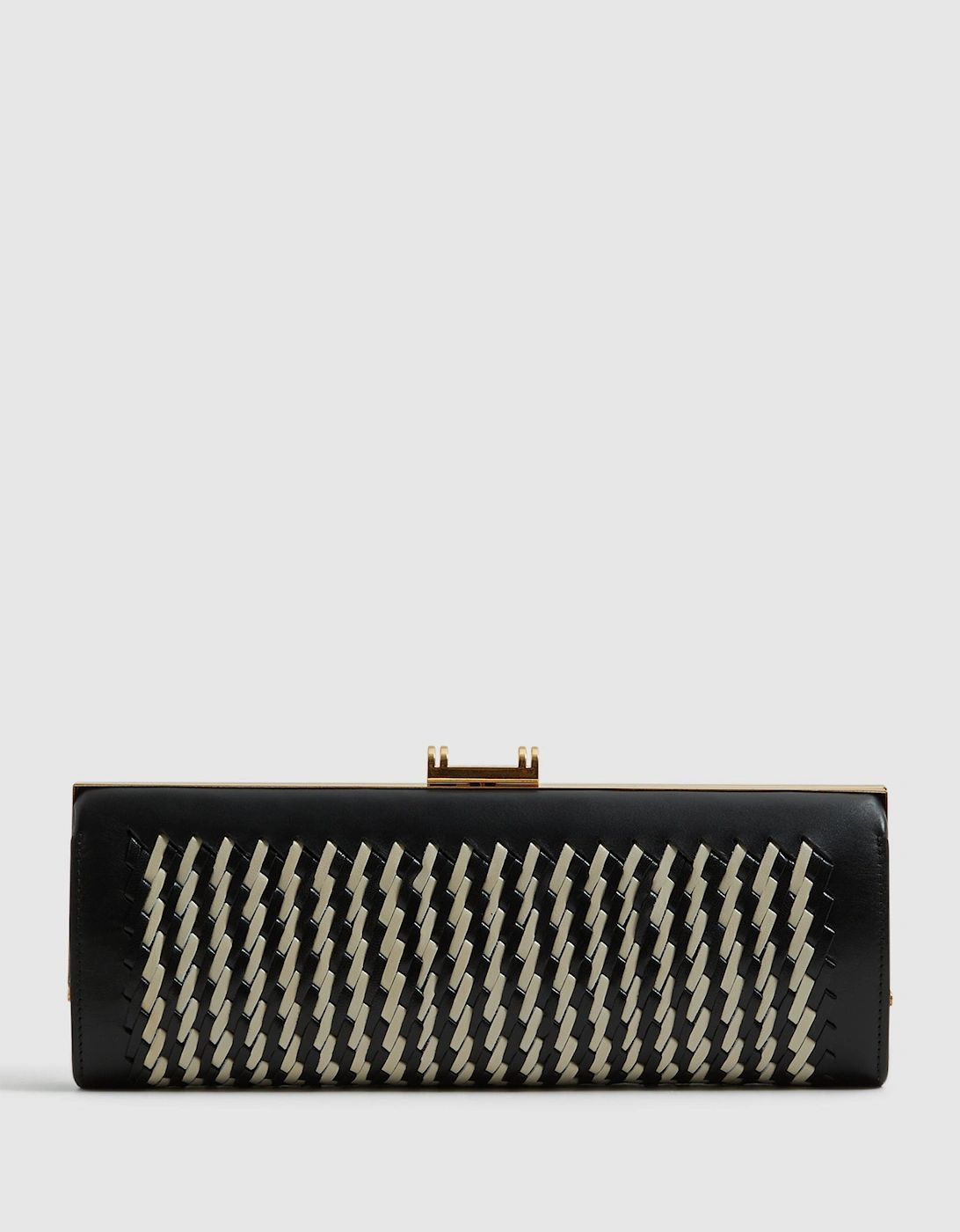 Leather Woven Clutch Bag, 2 of 1