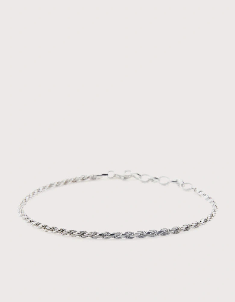 Sterling Silver Rope Bracelet