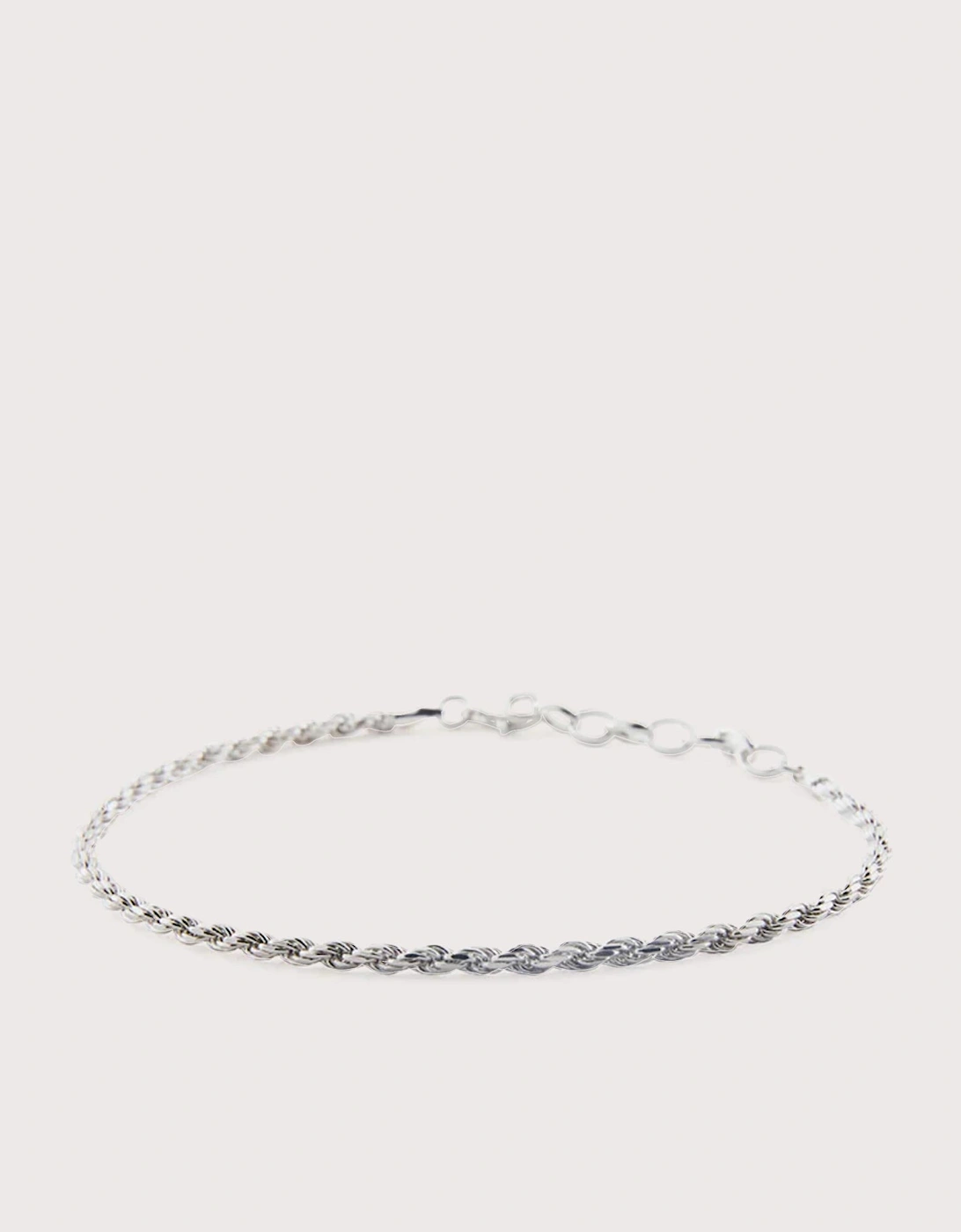 Sterling Silver Rope Bracelet, 4 of 3