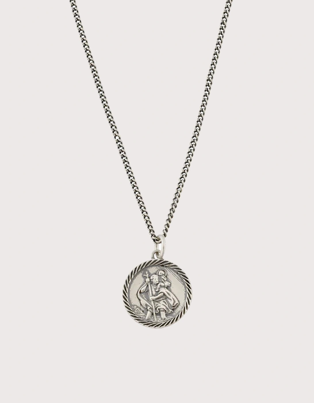 Silver St Christopher Necklace, 3 of 2