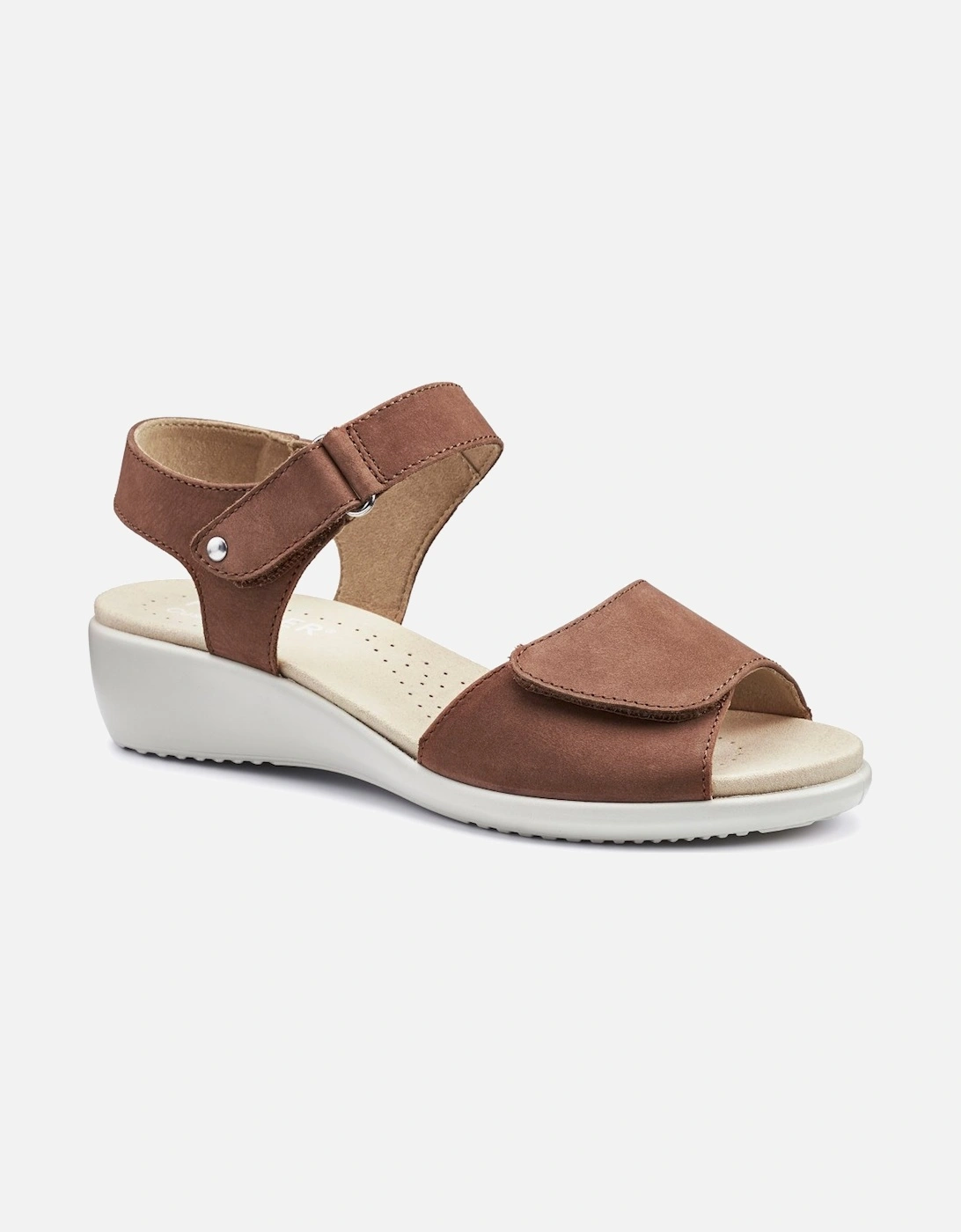 Iyla Womens Extra Wide Wedge Sandals, 5 of 4