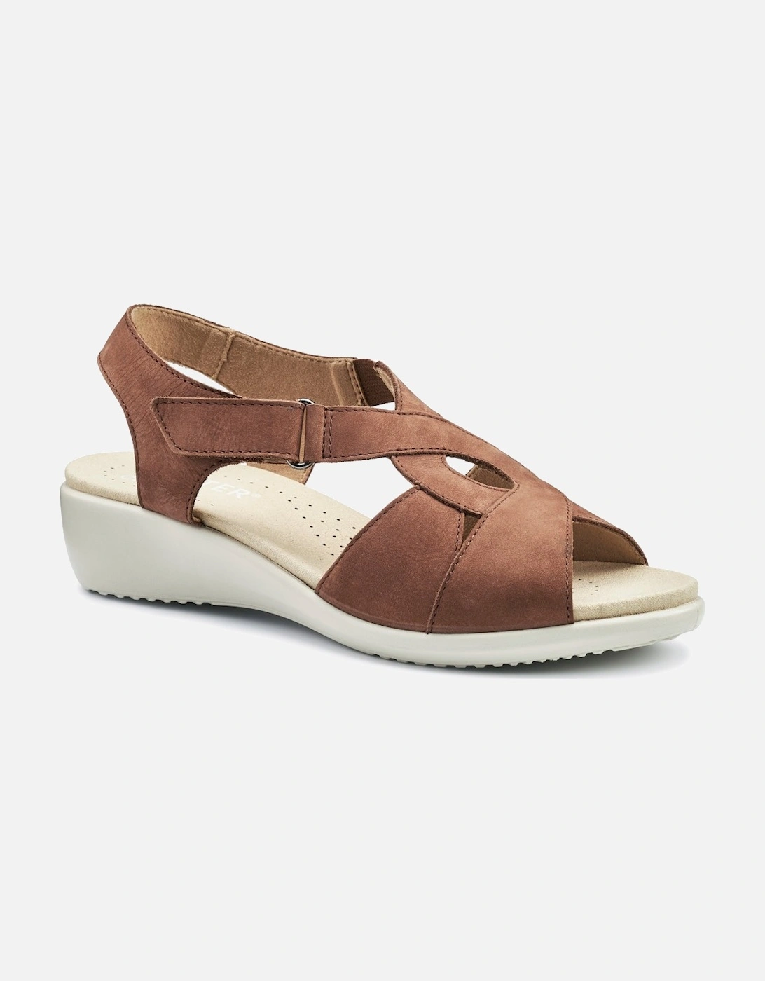 Isabelle Womens Extra Wide Wedge Sandals, 5 of 4