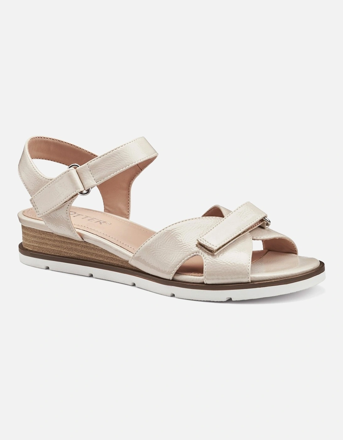 Syros Womens Wedge Sandals, 5 of 4