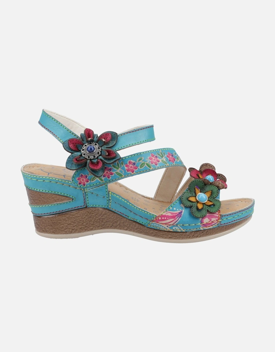 Paphos Womens Wedge Sandals